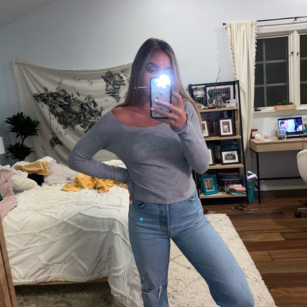 - Brandy Melville Off the shoulder top